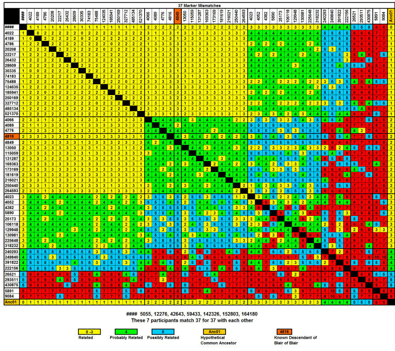 Group 1 - 37 Markers